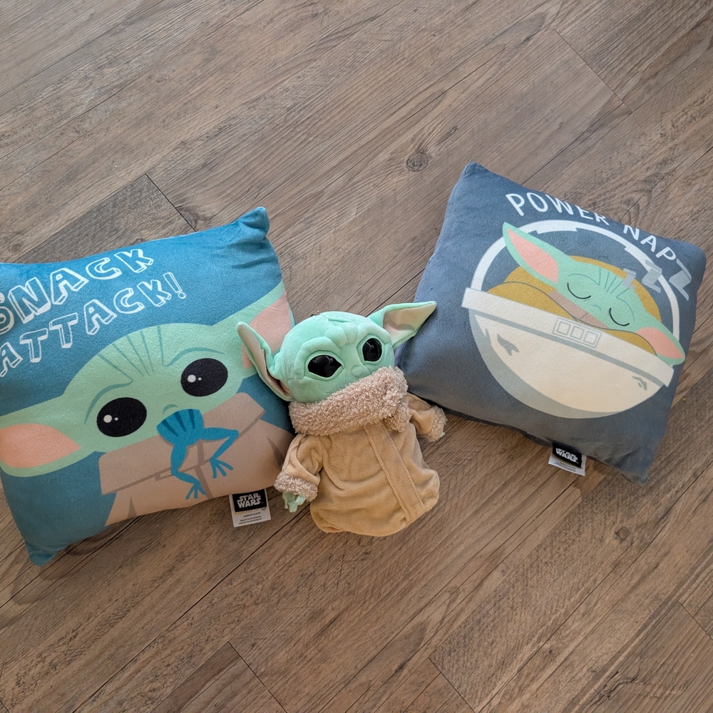 Star Wars Kids Pillow and Plush Set - Blue and Gray
